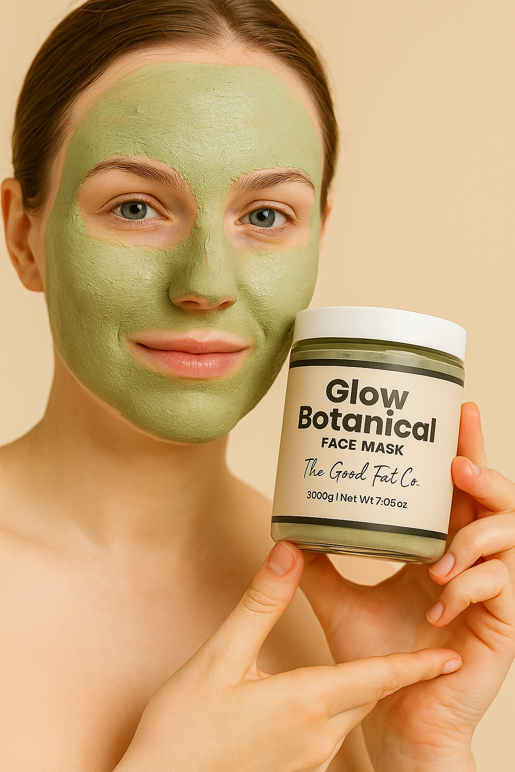 Glow Botanical Face Mask with Calendula + Hyaluronic Acid