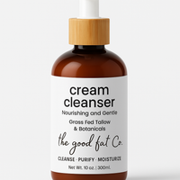 Tallow Cream Face Cleanser | Sensitive Skin Cleanser – The Good Fat Co.