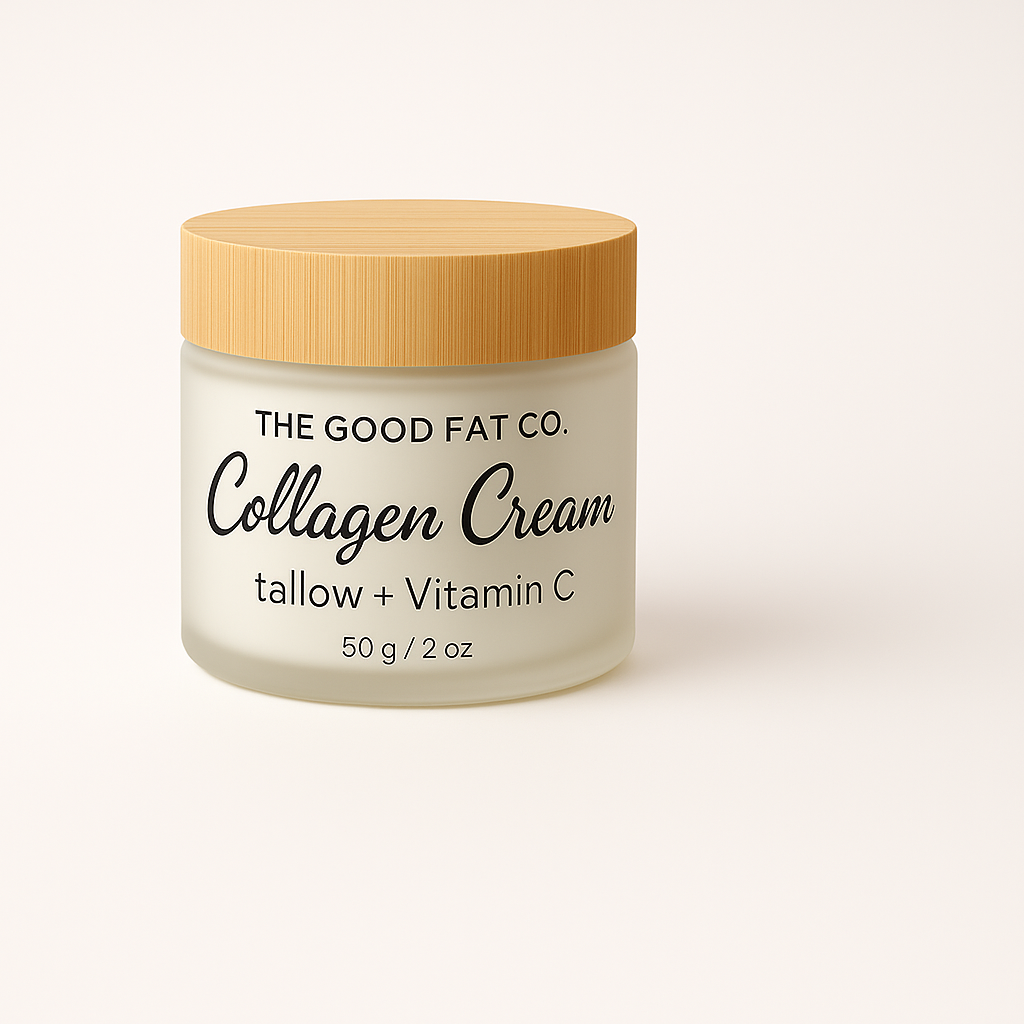 Moisturizing Daytime Tallow Face Cream with Vitamin C + Beta Carotene