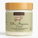 Tallow Magnesium Body Cream- Relieve Stress- Sleep Well