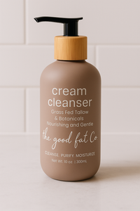 Tallow Cream Face Cleanser | Sensitive Skin Cleanser – The Good Fat Co.