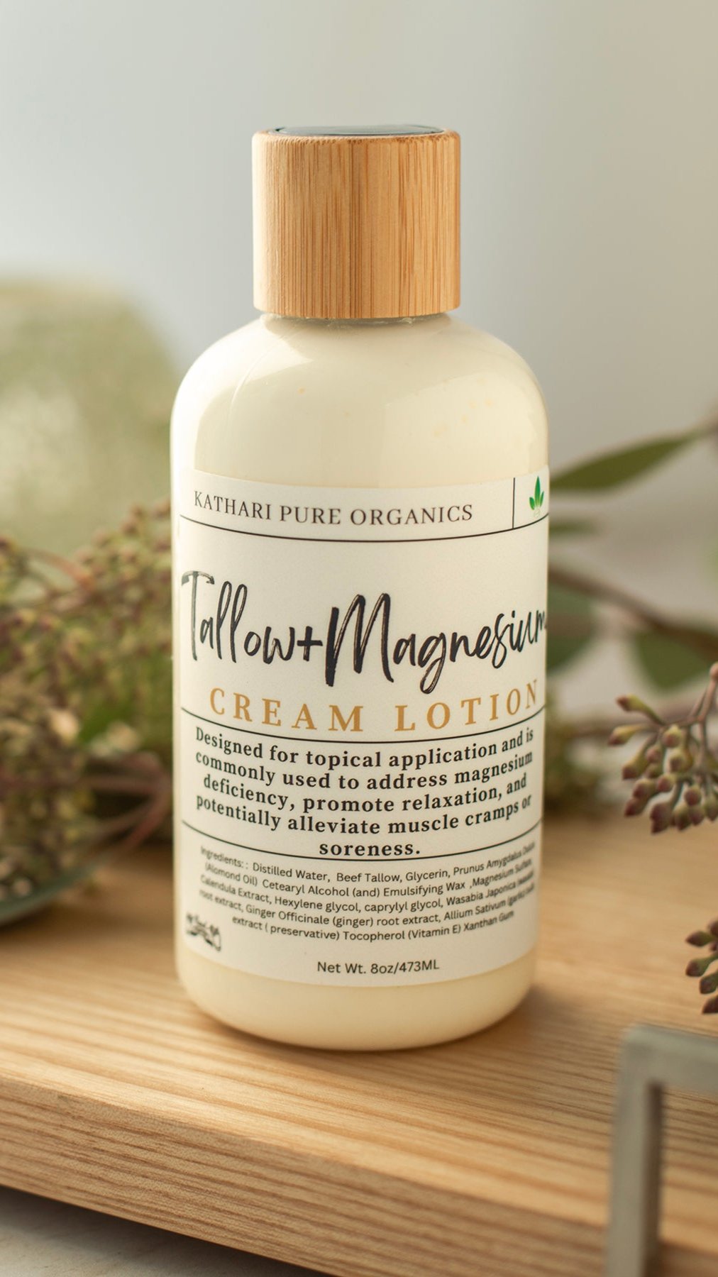 Tallow + Magnesium  Lotion