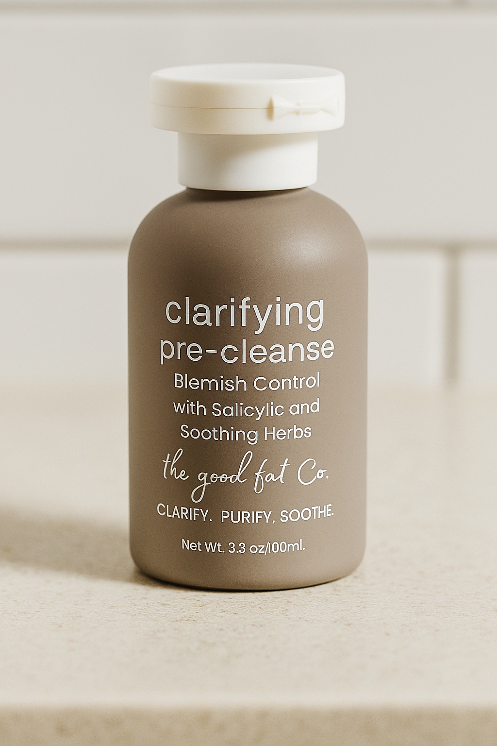 Gentle Pre Cleanser with Salicylic for Acne or mature skin glow
