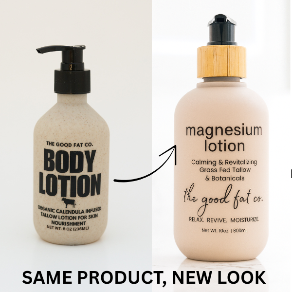 Tallow and Calendula Herbal Lotion